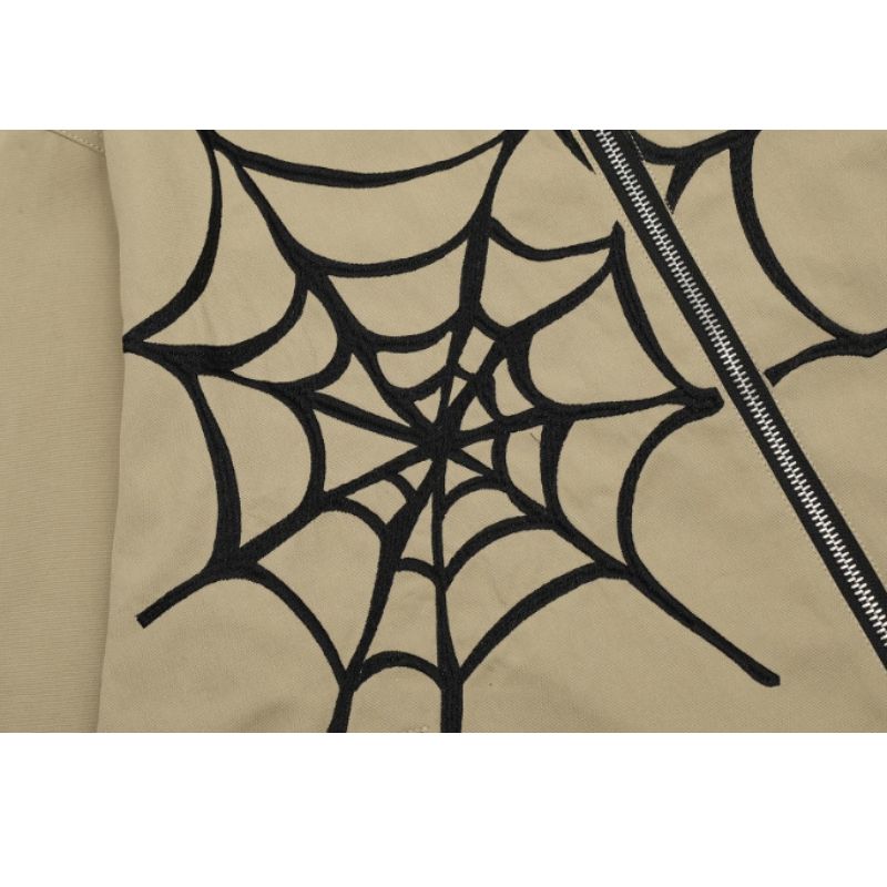Style Core Aesthetics, New Style Trends Streetwear Spider Embroidered Jacket Style Core Aesthetics, New Style Trends Streetwear Spider Embroidered Jacket