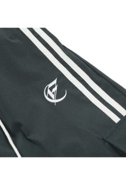 Style Core Aesthetics, New Style Trends Stripe Patchwork Design Pants