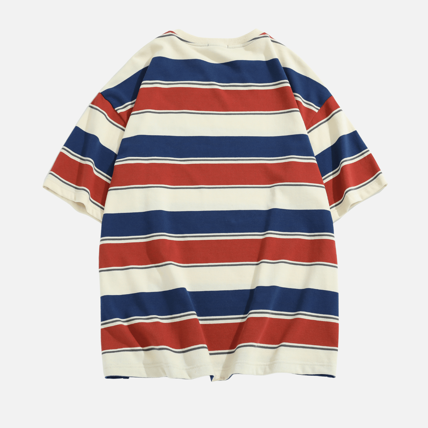 Style Core Aesthetics, New Style Trends Striped Colorblock Cotton T-Shirt Style Core Aesthetics, New Style Trends Striped Colorblock Cotton T-Shirt