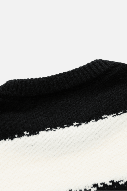 Style Core Aesthetics, New Style Trends Striped Colorblock Sweater