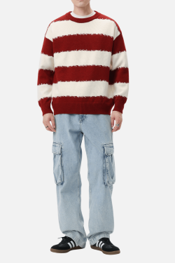 Style Core Aesthetics, New Style Trends Striped Colorblock Sweater