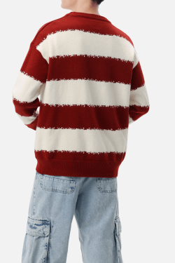 Style Core Aesthetics, New Style Trends Striped Colorblock Sweater