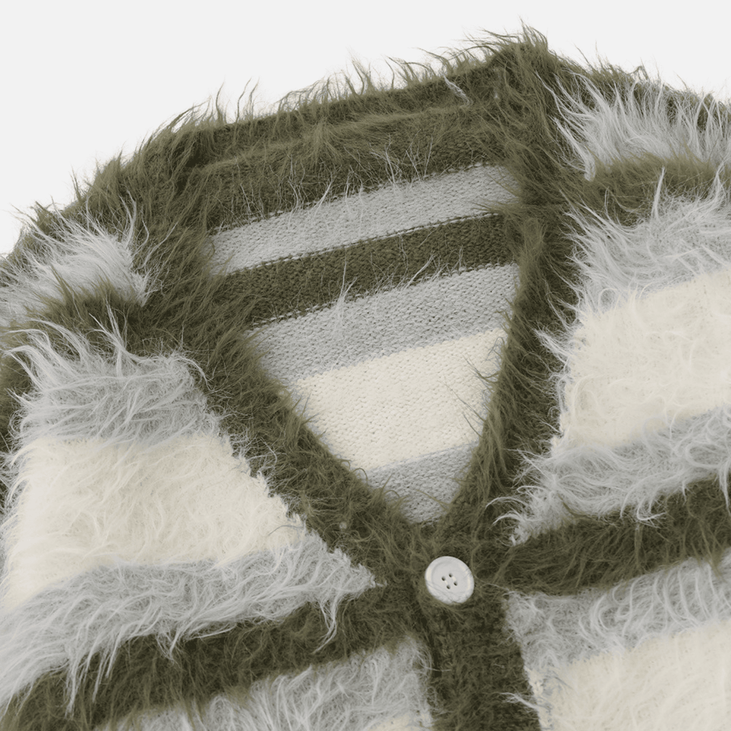 Style Core Aesthetics, New Style Trends Striped Fleece-Lined V-Neck Sweater Style Core Aesthetics, New Style Trends Striped Fleece-Lined V-Neck Sweater