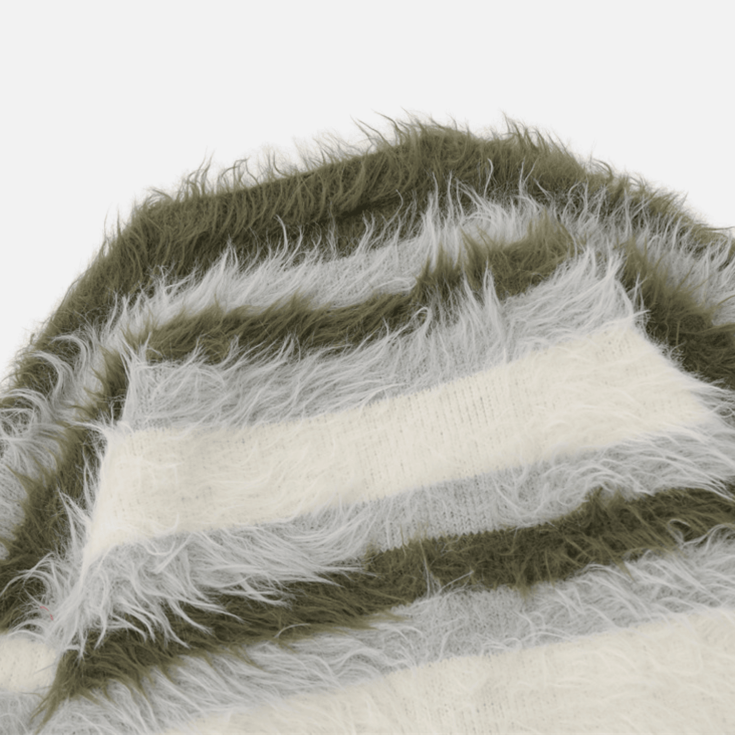 Style Core Aesthetics, New Style Trends Striped Fleece-Lined V-Neck Sweater Style Core Aesthetics, New Style Trends Striped Fleece-Lined V-Neck Sweater