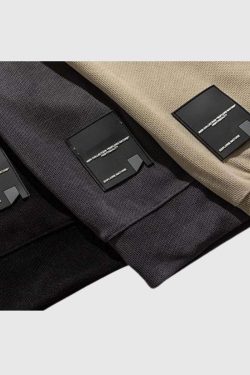 Style Core Aesthetics, New Style Trends Striped Sleeve Half-Zip Pullover