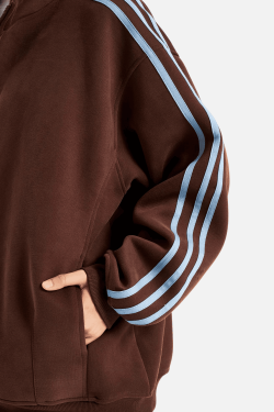 Style Core Aesthetics, New Style Trends Striped Stand Collar Jacket