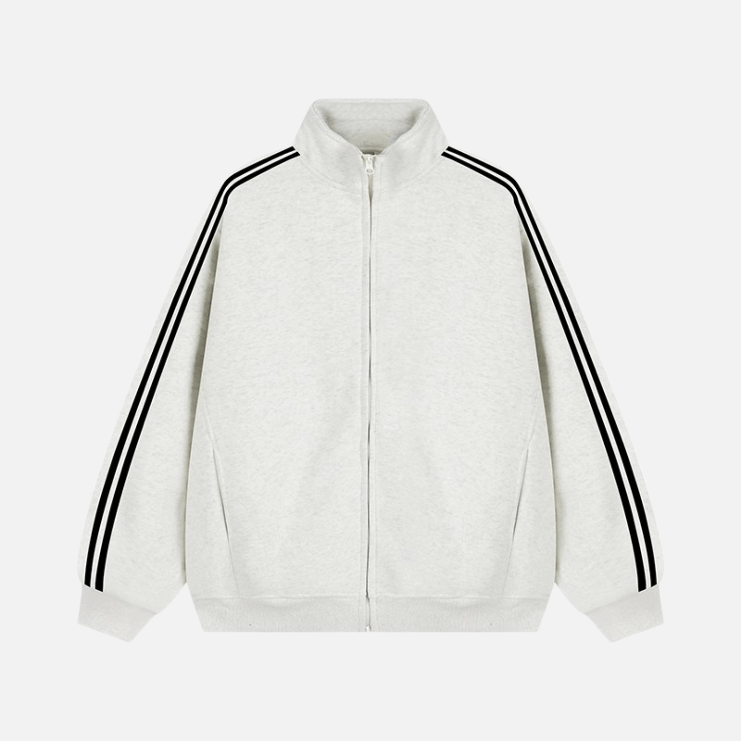 Style Core Aesthetics, New Style Trends Striped Stand Collar Jacket Style Core Aesthetics, New Style Trends Striped Stand Collar Jacket