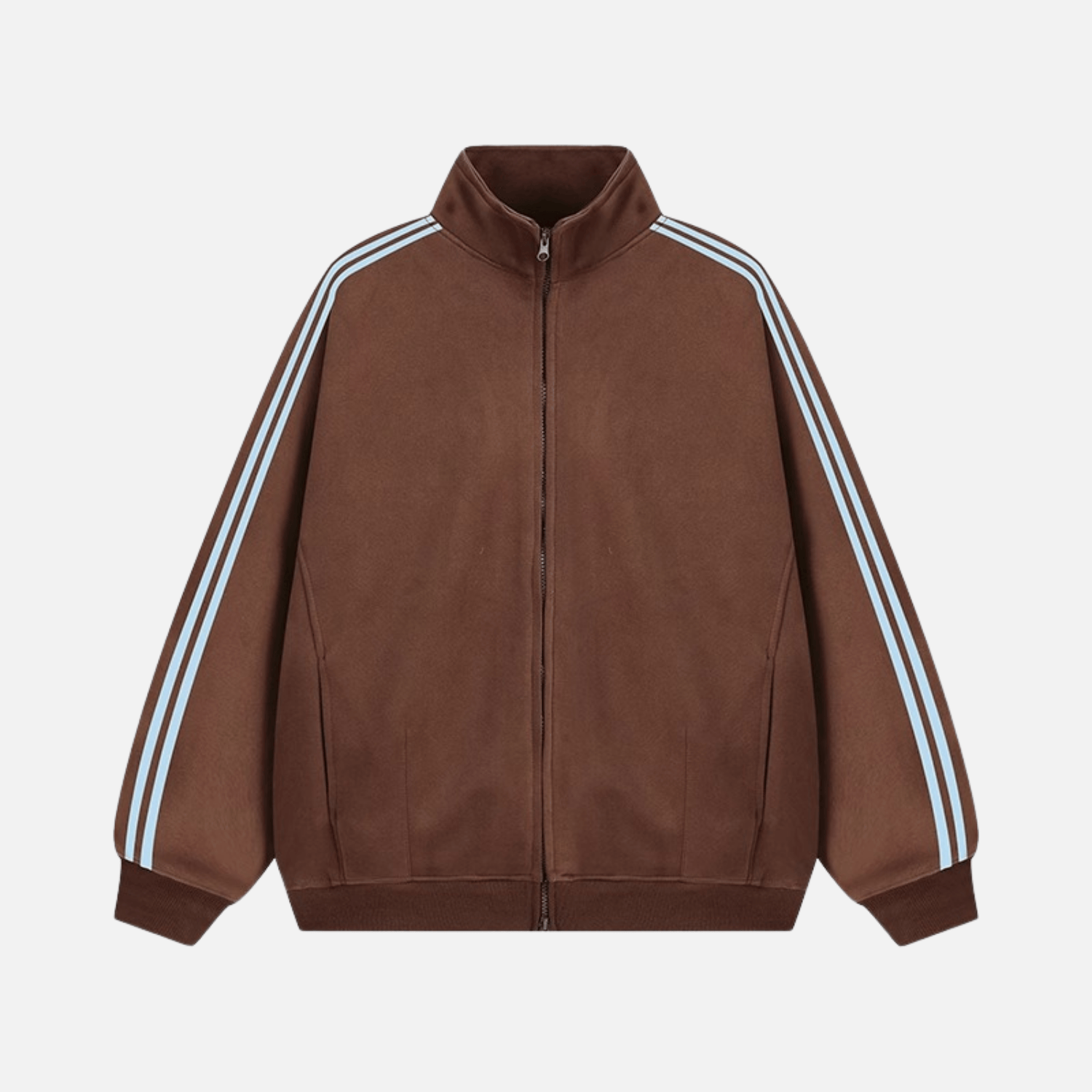 Style Core Aesthetics, New Style Trends Striped Stand Collar Jacket Style Core Aesthetics, New Style Trends Striped Stand Collar Jacket