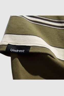 Style Core Aesthetics, New Style Trends Striped Two-Layered Cityboy Sweatshirt