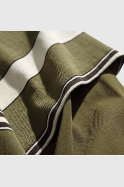 Style Core Aesthetics, New Style Trends Striped Two-Layered Cityboy Sweatshirt