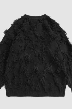 Style Core Aesthetics, New Style Trends Stylish Tassel Knit Sweater