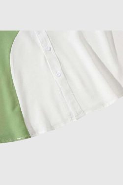 Style Core Aesthetics, New Style Trends Stylish Two-Tone Casual Shirt