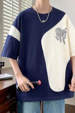 Style Core Aesthetics, New Style Trends Summer Colorblock Tee