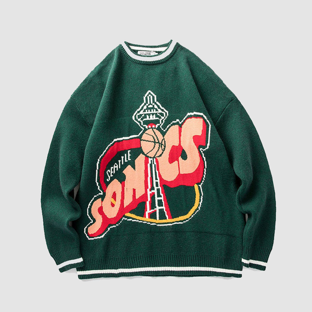 Style Core Aesthetics, New Style Trends SuperSonics Knitted Sweater Style Core Aesthetics, New Style Trends SuperSonics Knitted Sweater