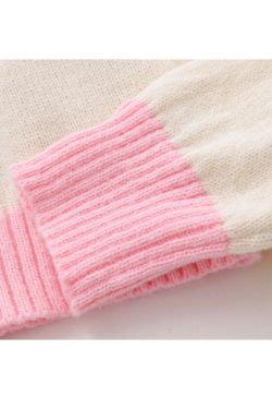 Style Core Aesthetics, New Style Trends Sweet Bow & Flower Print Cropped Sweater