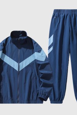 Style Core Aesthetics, New Style Trends Taffeta Jacket and Casual Pants Set