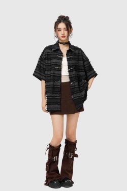 Style Core Aesthetics, New Style Trends Textured Oversized Shirt
