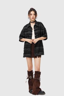 Style Core Aesthetics, New Style Trends Textured Oversized Shirt