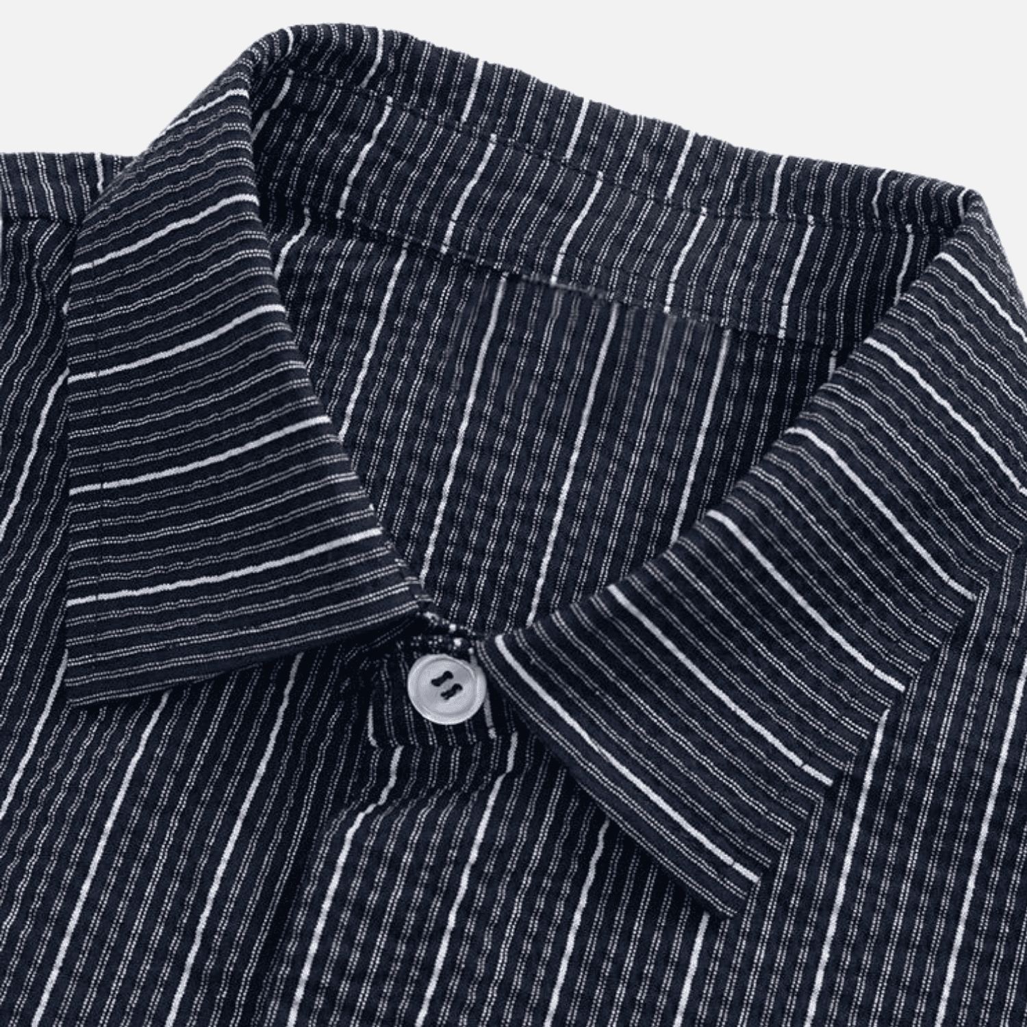 Style Core Aesthetics, New Style Trends Textured Stripe Short-Sleeve Shirt Style Core Aesthetics, New Style Trends Textured Stripe Short-Sleeve Shirt