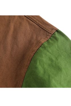 Style Core Aesthetics, New Style Trends Three Colors Patchwork Shirts