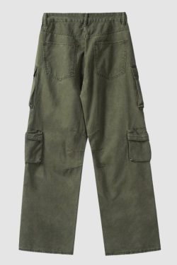 Style Core Aesthetics, New Style Trends Three-Dimensional Patch Pocket Cargo Pants