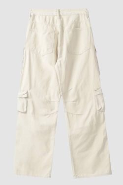 Style Core Aesthetics, New Style Trends Three-Dimensional Patch Pocket Cargo Pants