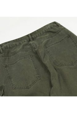 Style Core Aesthetics, New Style Trends Three-Dimensional Patch Pocket Cargo Pants