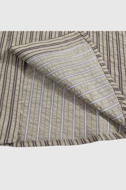 Style Core Aesthetics, New Style Trends Tie Decor Stripe Shirts