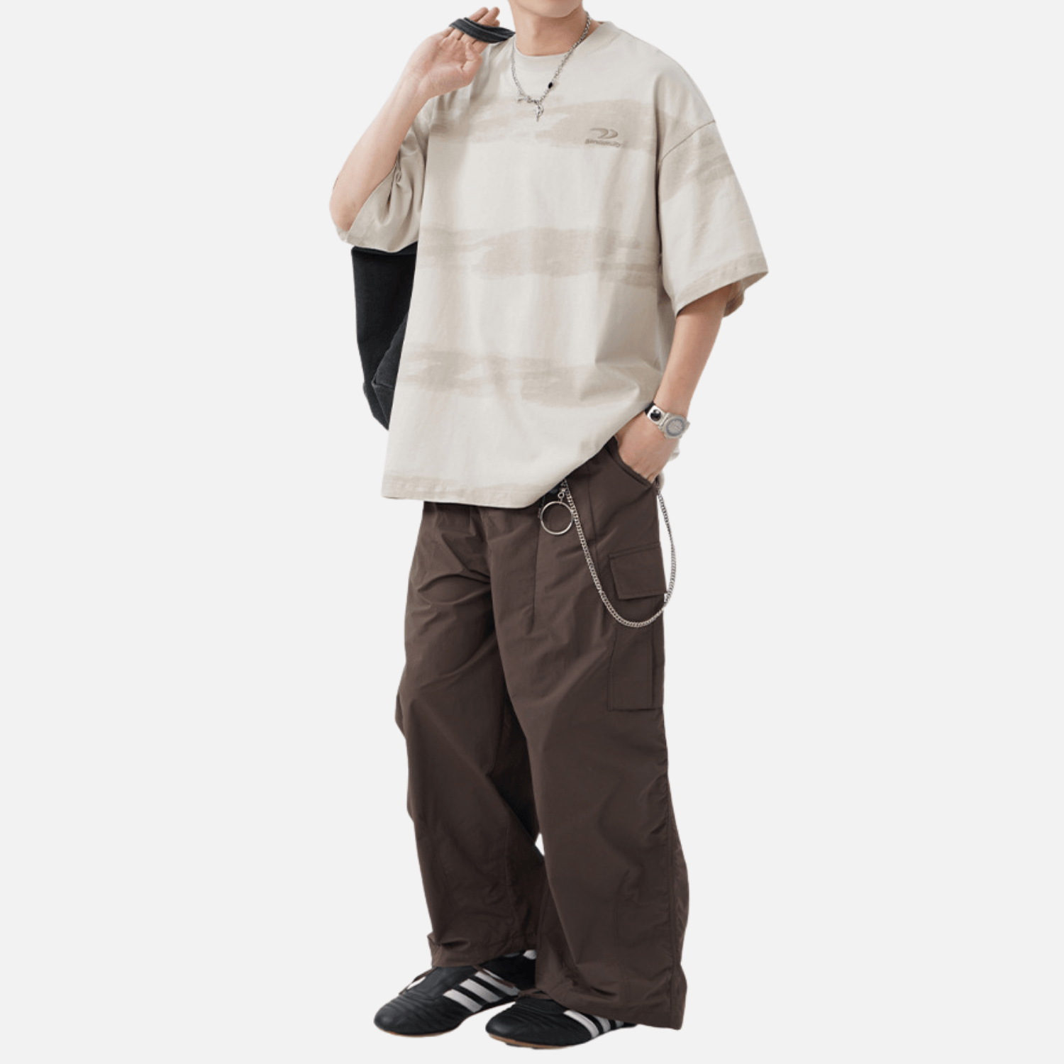 Style Core Aesthetics, New Style Trends Tie-Dye Stripe T-Shirt Style Core Aesthetics, New Style Trends Tie-Dye Stripe T-Shirt