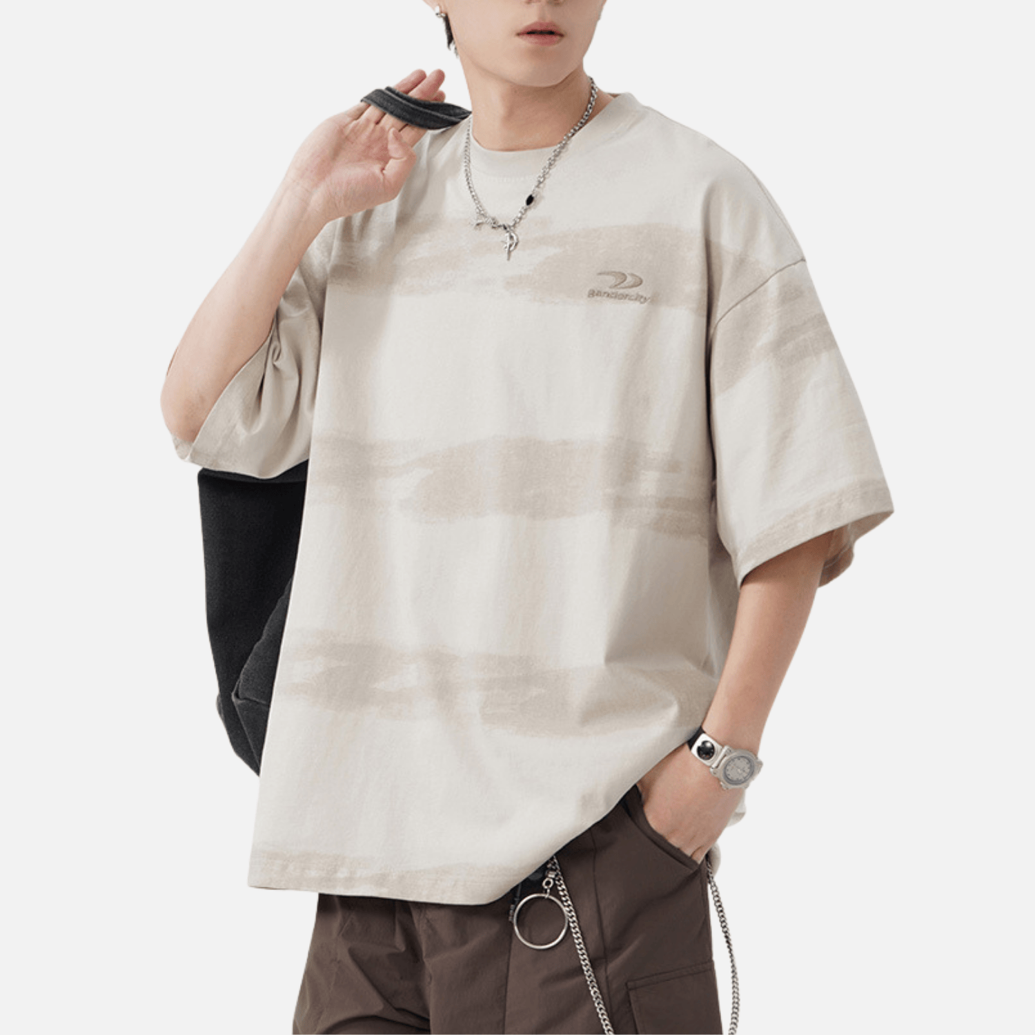 Style Core Aesthetics, New Style Trends Tie-Dye Stripe T-Shirt Style Core Aesthetics, New Style Trends Tie-Dye Stripe T-Shirt