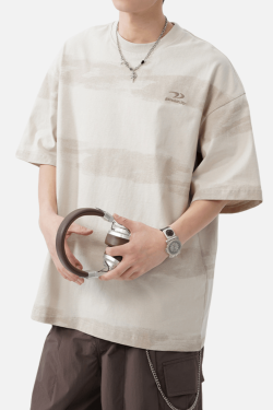 Style Core Aesthetics, New Style Trends Tie-Dye Stripe T-Shirt