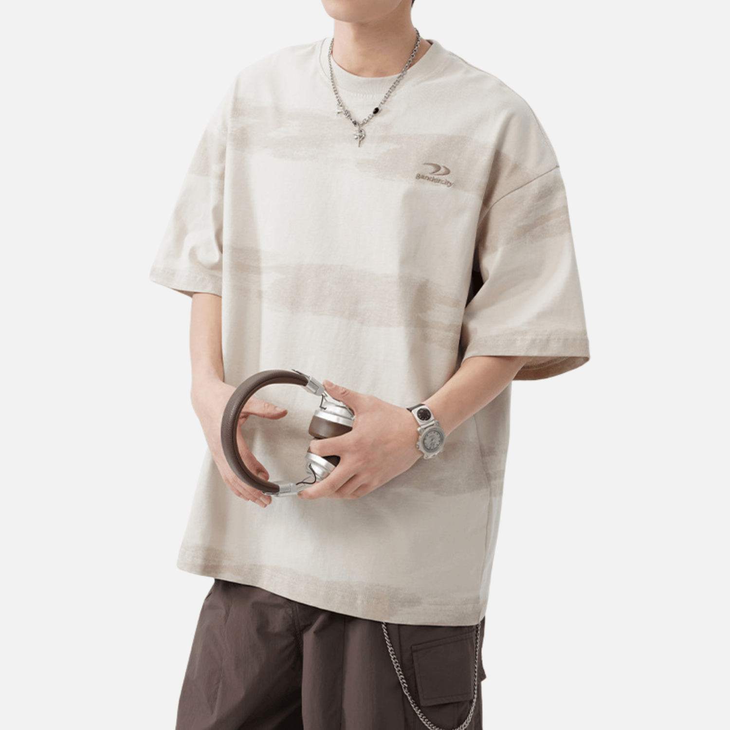 Style Core Aesthetics, New Style Trends Tie-Dye Stripe T-Shirt Style Core Aesthetics, New Style Trends Tie-Dye Stripe T-Shirt