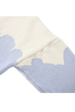 Style Core Aesthetics, New Style Trends Tree Pattern Color-blocked Pullover