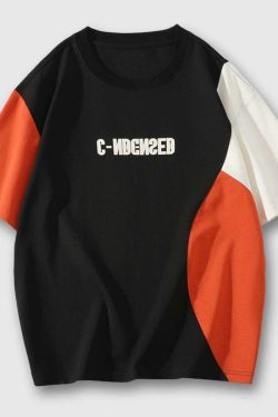 Style Core Aesthetics, New Style Trends Trendy Color Block Tee