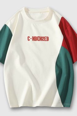 Style Core Aesthetics, New Style Trends Trendy Color Block Tee