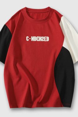 Style Core Aesthetics, New Style Trends Trendy Color Block Tee