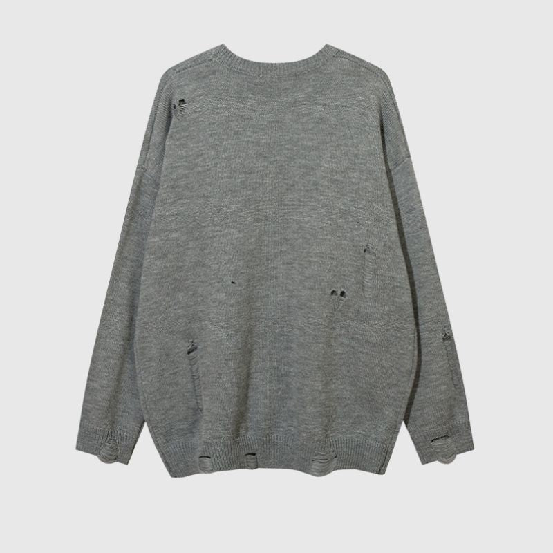 Style Core Aesthetics, New Style Trends Trendy Heart-Embossed Loose Knit Sweater Style Core Aesthetics, New Style Trends Trendy Heart-Embossed Loose Knit Sweater