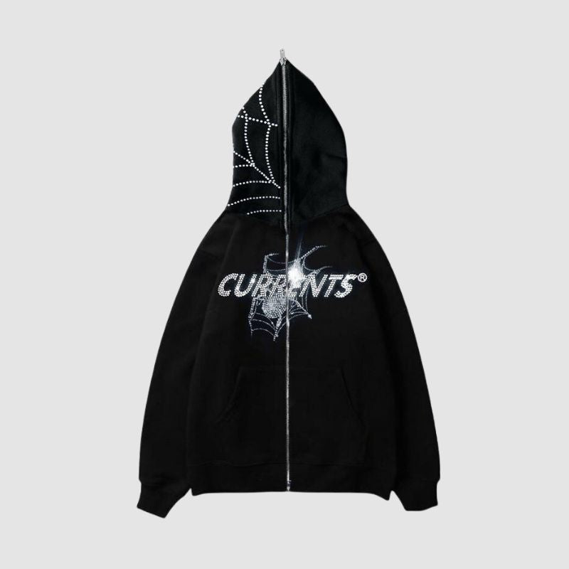 Style Core Aesthetics, New Style Trends Trendy Hip-Hop Metal-Zip Hoodie Style Core Aesthetics, New Style Trends Trendy Hip-Hop Metal-Zip Hoodie