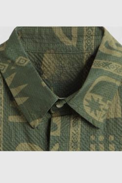 Style Core Aesthetics, New Style Trends Tribal Seersucker Shirts