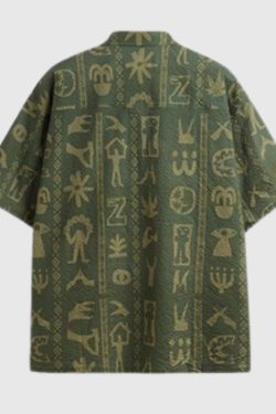 Style Core Aesthetics, New Style Trends Tribal Seersucker Shirts
