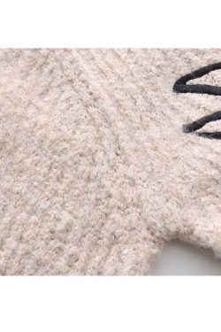 Style Core Aesthetics, New Style Trends Tulip Embroidery Cardigan Sweater