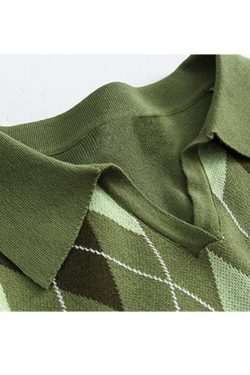 Style Core Aesthetics, New Style Trends Turndown Collar Butterfly Embroidery Cropped Sweater