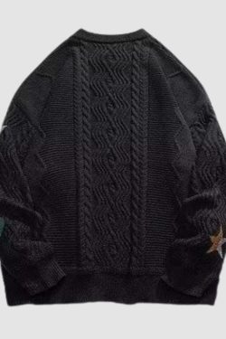 Style Core Aesthetics, New Style Trends Twist Embroidered Knit Pullover
