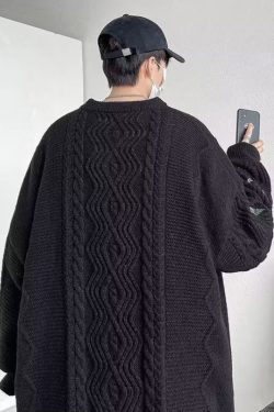 Style Core Aesthetics, New Style Trends Twist Embroidered Knit Pullover