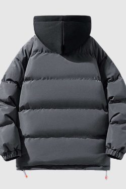 Style Core Aesthetics, New Style Trends Two-in-One Hooded Puffer Coat