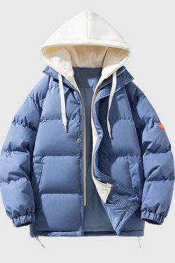 Style Core Aesthetics, New Style Trends Two-in-One Hooded Puffer Coat