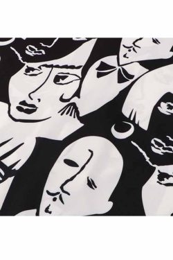 Style Core Aesthetics, New Style Trends Two Piece Abstract Figure Painting Shirt + Shorts