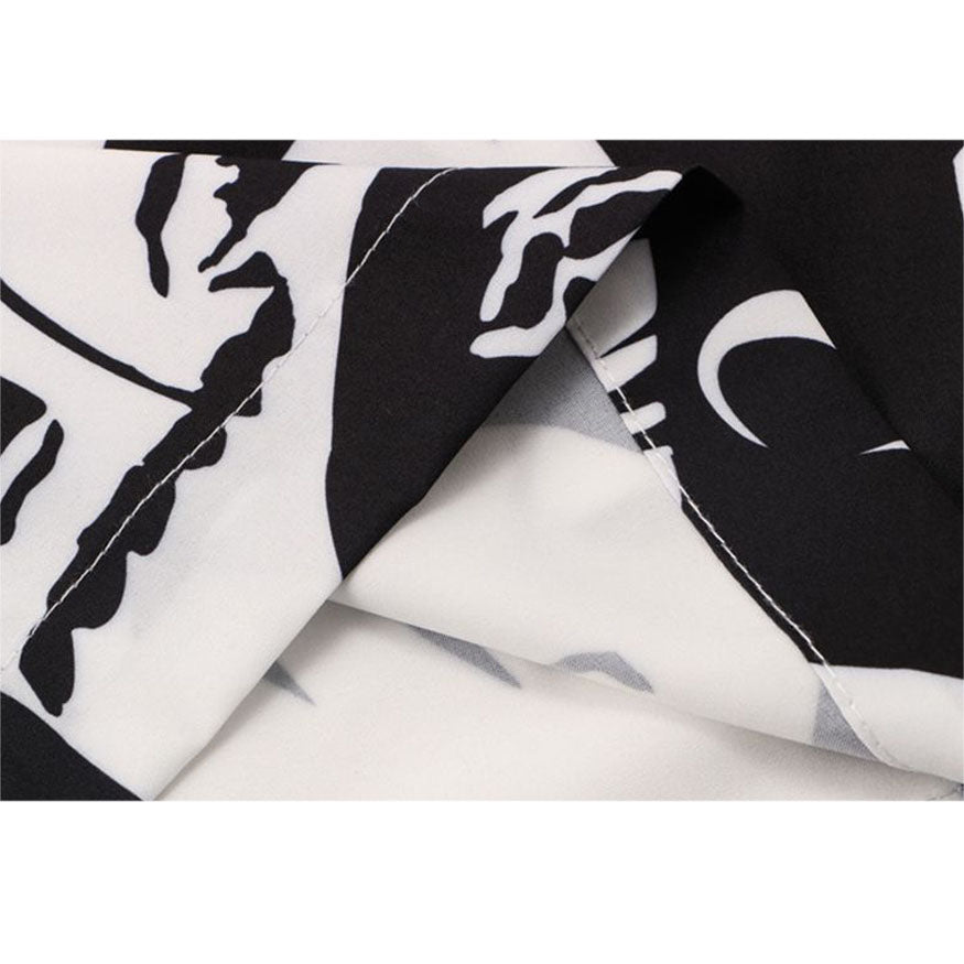 Style Core Aesthetics, New Style Trends Two Piece Abstract Figure Painting Shirt + Shorts Style Core Aesthetics, New Style Trends Two Piece Abstract Figure Painting Shirt + Shorts