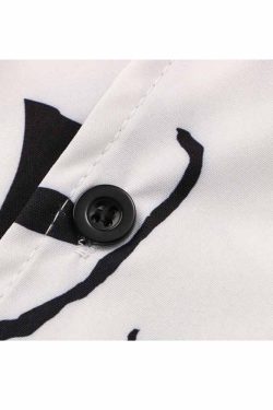 Style Core Aesthetics, New Style Trends Two Piece Abstract Figure Painting Shirt + Shorts