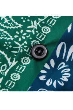 Style Core Aesthetics, New Style Trends Two Piece Cashew Floral Print Shirt + Shorts